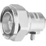 Telegärtner ficha angular 7-16 DIN, 50 Ohm, prateado, ligação por aperto J01120C0010