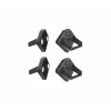 König & Meyer 19708-000-55 suporte magnético para tablet, com amortecimento de ruído, pack de 4, preto