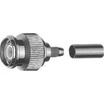 Telegärtner ficha TNC conector macho crimp para RG-142B/U, 50 Ohm, pack de 5 J01010A0000