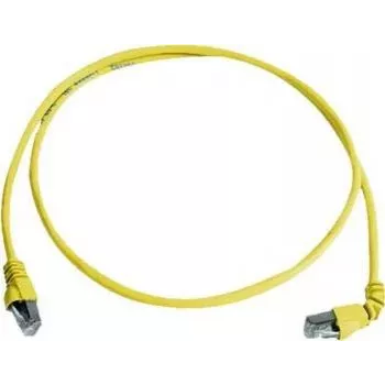 Telegärtner 100008675 cabo patch CAT 6a S/FTP, RJ45, 5 m, amarelo, LSZH