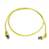 Telegärtner 100008675 cabo patch CAT 6a S/FTP, RJ45, 5 m, amarelo, LSZH