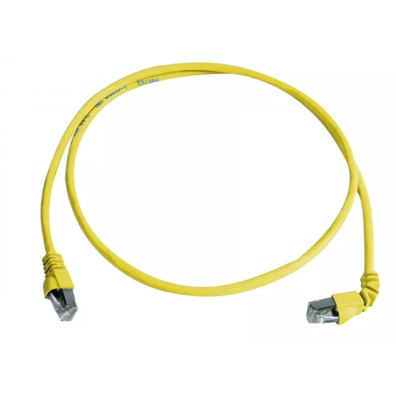 Telegärtner 100008675 cabo patch CAT 6a S/FTP, RJ45, 5 m, amarelo, LSZH