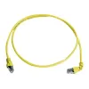 Telegärtner 100008675 cabo patch CAT 6a S/FTP, RJ45, 5 m, amarelo, LSZH