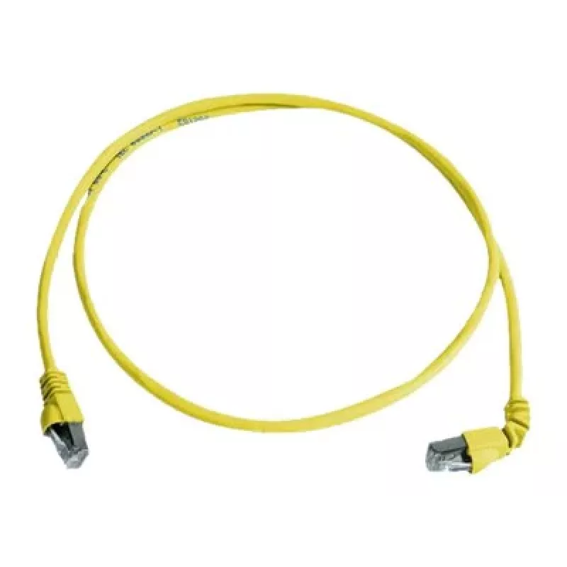 Telegärtner 100008675 cabo patch CAT 6a S/FTP, RJ45, 5 m, amarelo, LSZH