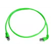 Telegärtner MP8 FS 500 cabo patch Cat6a SFTP RJ45 7,5m verde L00004A0111