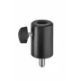 König & Meyer 66370-000-55 adaptador mini-TV espigão M10 rosca exterior preto