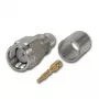Telegärtner ficha reta SMA crimp G30 (1,5/3,8), H 155, Low Loss 1,4/3,8 crimp/crimp conector coaxial macho J01150A0618