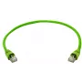 Cabo patch Telegärtner 100008108 CAT 6a SF/UTP, RJ45, 0,5 m, verde