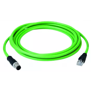 Cabo patch Telegärtner 100017297 Cat.6A U/UTP RJ45, 1m, cinzento, LSZH, 10Gbps
