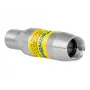 TechniSat USS1 0000/3122 proteção contra sobretensões coaxial, F macho para F fêmea, prateado/amarelo