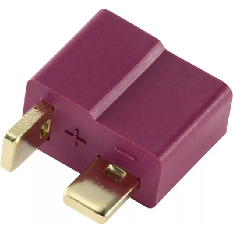 Ficha fêmea T-Plug Reely dourada 20 unid.