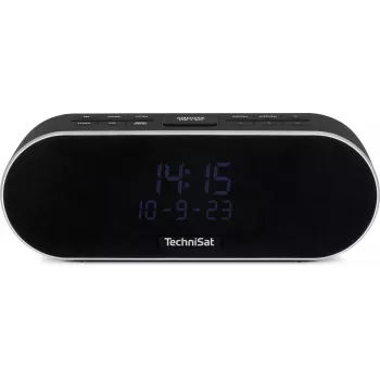 TechniSat DigitRadio 53 BT rádio-despertador DAB+/FM com Bluetooth e função de carregamento USB, preto