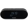 TechniSat DigitRadio 53 BT rádio-despertador DAB+/FM com Bluetooth e função de carregamento USB, preto