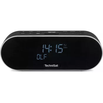 TechniSat DigitRadio 53 BT rádio-despertador DAB+/FM com Bluetooth e função de carregamento USB, preto