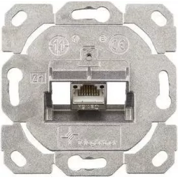 TELEGÄRTNER AMJ-S Cat.6A módulo de ligação RJ45 blindado com tampa, branco puro J00020A0514