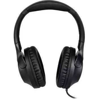 TechniSat Stereoman 3 auscultadores fechados com fios e microfone, cabo de 3 m, preto 0000/9105