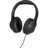 TechniSat Stereoman 3 auscultadores fechados com fios e microfone, cabo de 3 m, preto 0000/9105