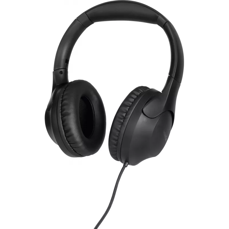 TechniSat Stereoman 3 auscultadores fechados com fios e microfone, cabo de 3 m, preto 0000/9105