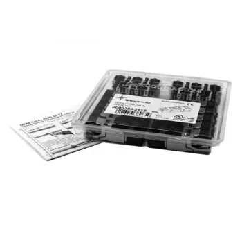 Telegärtner J00026A2113 Ficha RJ45 Cat.6A de montagem no campo, blindada, IP67, aço inoxidável, preto