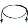 Telegärtner L00001A0238 Cabo de rede Cat6 U/UTP preto de 2m