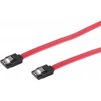 GoodConnections Cabo SATA 3 Gb/s com bloqueio, 0,5 m, vermelho 5045-A05
