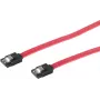 GoodConnections Cabo SATA 3 Gb/s com bloqueio, 0,5 m, vermelho 5045-A05