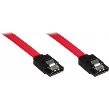 GoodConnections Cabo SATA 3 Gb/s com bloqueio, 0,5 m, vermelho 5045-A05