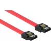 GoodConnections Cabo SATA 3 Gb/s com bloqueio, 0,5 m, vermelho 5045-A05