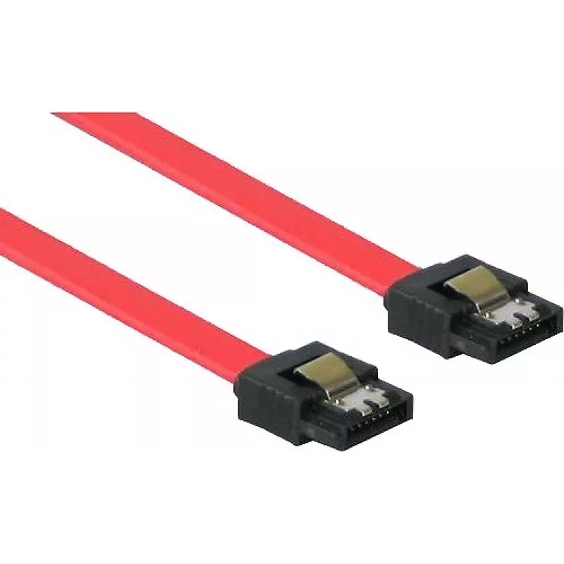GoodConnections Cabo SATA 3 Gb/s com bloqueio, 0,5 m, vermelho 5045-A05