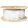 S CONN MAXIMUM CONNECTIVITY Cabo coaxial SAT 0,9/4,6 triplamente blindado CCS 100 dB 500m branco 15-39005006