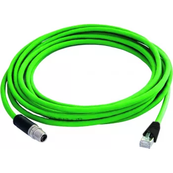 Telegärtner L80100A0001 Cabo de rede Cat6a S/FTP, 1 m, verde