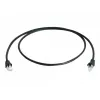 Cabo de patch Telegärtner Cat 6A S/FTP, 1,5 m, preto L00001A0169