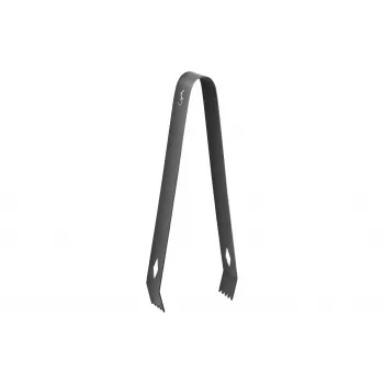 Pinça para gelo Lurch cinzento-fumo 18 cm extremidades de silicone 240789