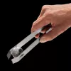 Pinça para gelo Lurch cinzento-fumo 18 cm extremidades de silicone 240789