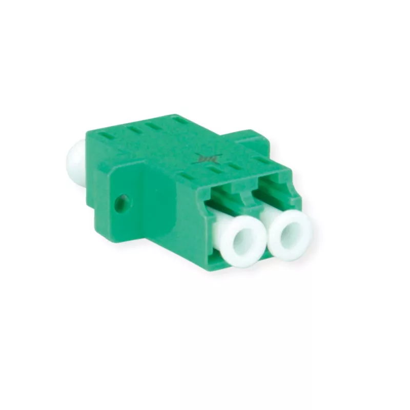 Conector de fibra ótica Telegärtner J08071A0021 LC/APC monomodo, verde