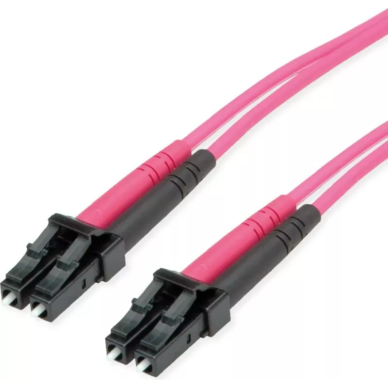 Telegärtner cabo patch de fibra ótica LC para LC multimodo OM4, 50/125 µm, 3 m