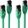 Cabo de patch S CONN maximum connectivity BASIC-S Cat. 8.1 F/FTP PIMF LSZH verde 1,0 m, pack de 2 SC08-41023-2