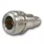 Adaptador coaxial Telegärtner inter-séries SMA macho para N fêmea 50 Ohm DC-18 GHz