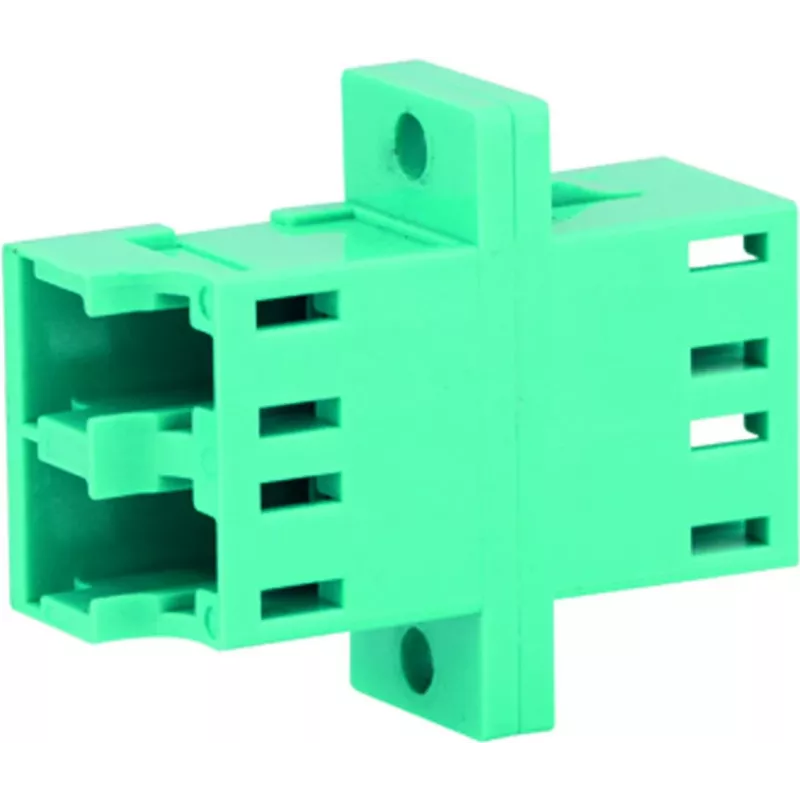 Adaptador simplex Telegärtner J08071A0028 LC/APC, verde, manga de zircónia