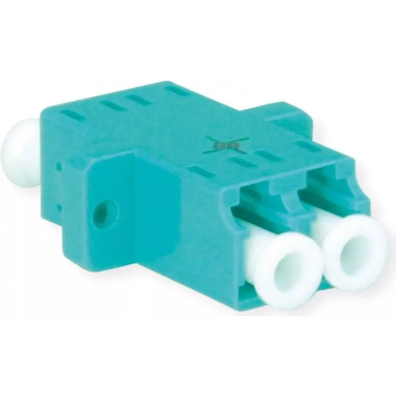 Adaptador simplex Telegärtner J08071A0028 LC/APC, verde, manga de zircónia