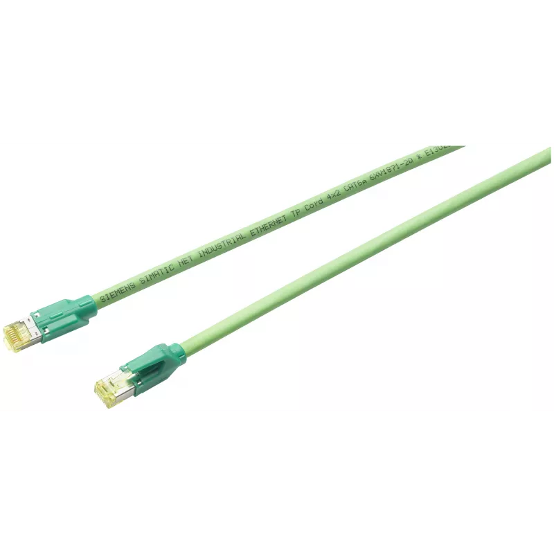 Siemens 6XV1870-3QH10 Industrial Ethernet TP Cord RJ45/RJ45, CAT 6, 1 m