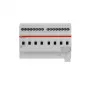 Atuador de comutação ABB SA/S8.10.2.2 KNX, 8 vias, 10 A, calha DIN 2CDG110259R0011