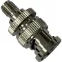 Adaptador coaxial Wittenberg Antennen 103509 BNC macho para SMA fêmea, 50 Ohm, DC-4 GHz, latão niquelado