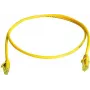 Telegärtner 100009282 Cabo de patch RJ45, CAT 6, 25,0 m, Amarelo, ignífugo, com proteção anti-dobra