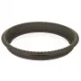 LURCH FlexiForm Forma para quiche 26 cm com fundo de vidro removível, 100 % silicone platina, Ø 30 x 4 cm, castanho (85009)