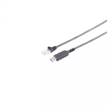 S CONN Maximum Connectivity Cabo adaptador USB-A para RJ45 Gigabit Ethernet, 1 m, Preto 13-52025