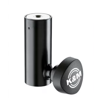 K&M 24528 Flange redutor de 38mm para 35mm para suportes de altifalante, Preto 24528-000-55