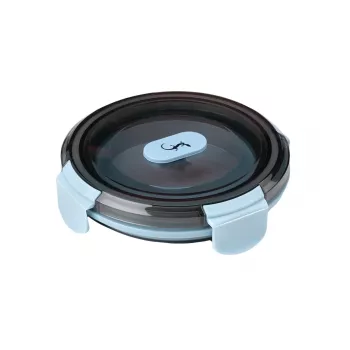 LURCH up & down 240532 Recipiente de armazenamento para alimentos, 400 ml, 6,7 cm de altura, azul