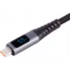 S CONN Maximum Connectivity Cabo de carregamento USB-C para USB-C, 240W PD, ecrã integrado, 1m 14-59025