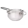 Lurch Tigela de fusão Bain-Marie em aço inoxidável, Prateado, 11 cm de diâmetro, 350 ml, com bico e gancho de apoio (70276)